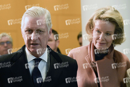 König Philippe und Königin Mathilde der Belgier beim Besuch von 50Hertz Transmission in Berlin