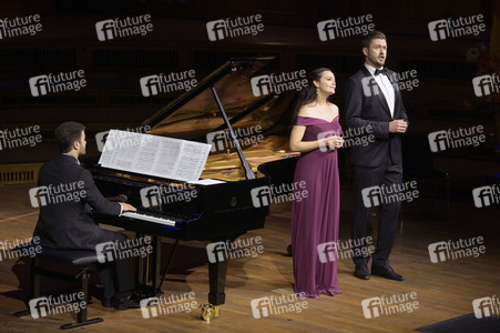 König Philippe und Königin Mathilde der Belgier beim Konzert im Funkhaus Berlin