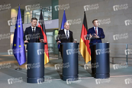 Pressestatement zur Einigung für den Bundeshaushalt 2024 in Berlin