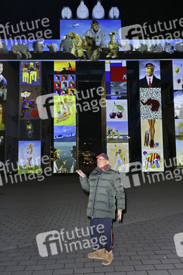 Otto Waalkes bei der Eröffnung der Lichtspiele am Global Gate in Hamburg