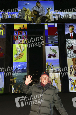 Otto Waalkes bei der Eröffnung der Lichtspiele am Global Gate in Hamburg