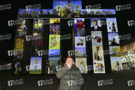 Otto Waalkes bei der Eröffnung der Lichtspiele am Global Gate in Hamburg