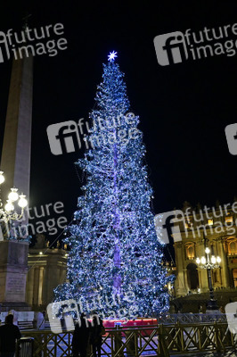 Weihnachten auf dem Petersplatz in Rom