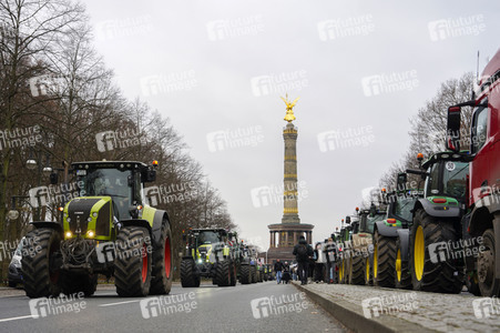 Bauerndemo für Agrardiesel in Berlin