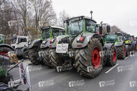 Bauerndemo für Agrardiesel in Berlin