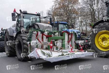 Bauerndemo für Agrardiesel in Berlin