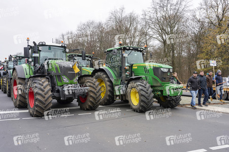 Bauerndemo für Agrardiesel in Berlin