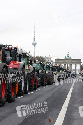 Bauerndemo für Agrardiesel in Berlin