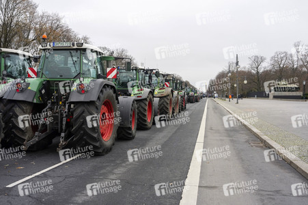 Bauerndemo für Agrardiesel in Berlin
