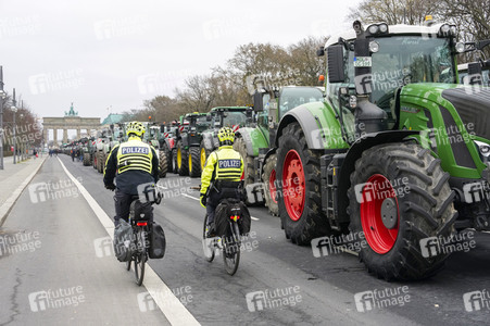 Bauerndemo für Agrardiesel in Berlin
