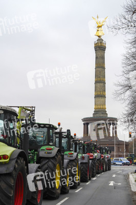Bauerndemo für Agrardiesel in Berlin