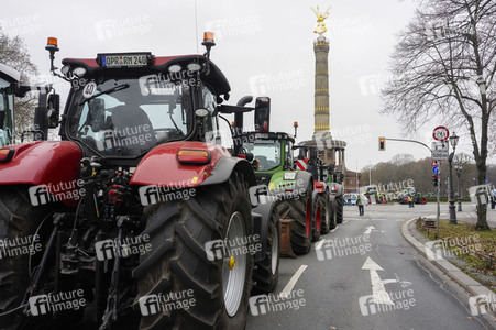 Bauerndemo für Agrardiesel in Berlin