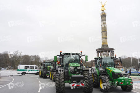 Bauerndemo für Agrardiesel in Berlin