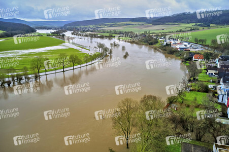 Weser-Hochwasser im Landkreis Hameln-Pyrmont