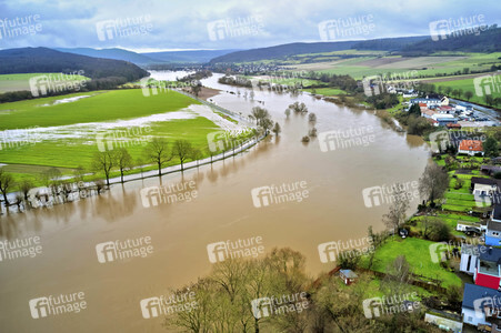 Weser-Hochwasser im Landkreis Hameln-Pyrmont