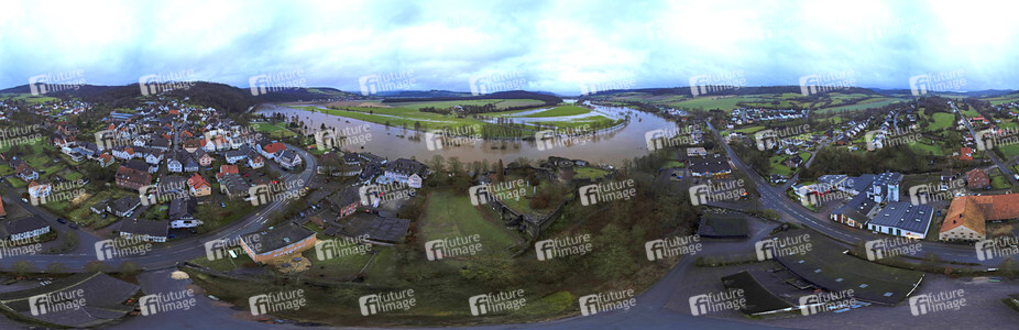 Weser-Hochwasser im Landkreis Hameln-Pyrmont