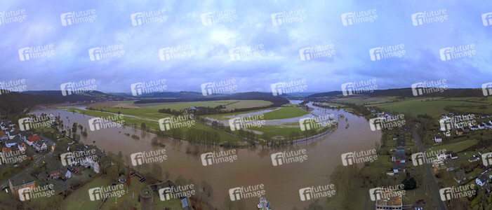 Weser-Hochwasser im Landkreis Hameln-Pyrmont