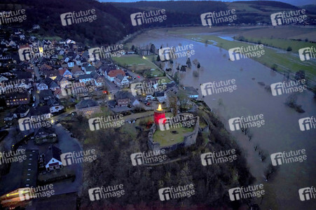 Weser-Hochwasser im Landkreis Hameln-Pyrmont