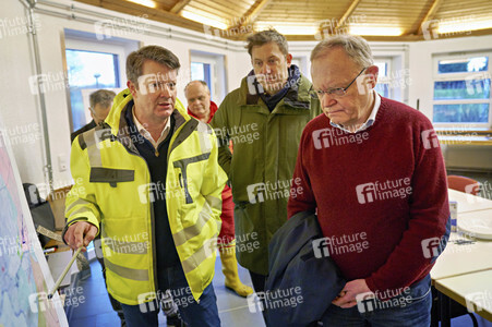 Stephan Weil besucht Hochwassergebiet in der Region Heidekreis