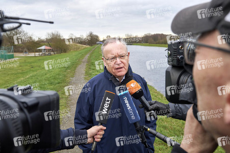 Stephan Weil besucht Hochwassergebiet in der Region Heidekreis