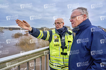 Stephan Weil besucht Hochwassergebiet in der Region Heidekreis