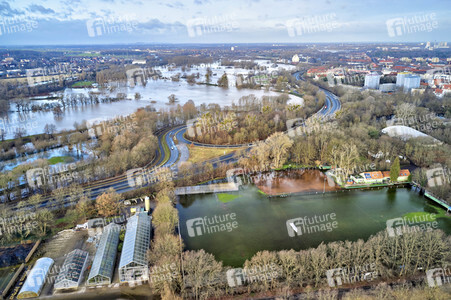 Leine-Hochwasser in Hannover