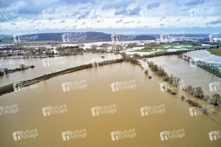 Leine-Hochwasser bei Burgstemmen