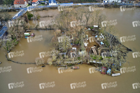 Leine-Hochwasser bei Burgstemmen