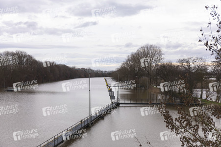 Weser-Hochwasser in Schlüsselburg