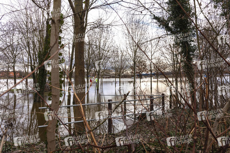 Weser-Hochwasser in Stolzenau