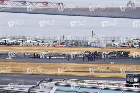 Flugzeugkollision in Tokio