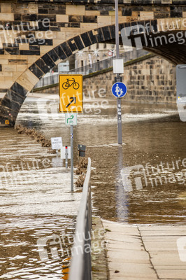 Elbe-Hochwasser in Dresden