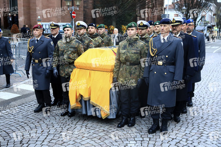 Trauerfeier von Wolfgang Schäuble in Offenburg