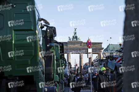 Bauerndemo gegen Agrarpolitik der Bundesregierung in Berlin