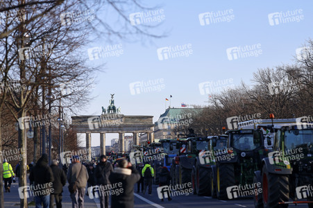 Bauerndemo gegen Agrarpolitik der Bundesregierung in Berlin