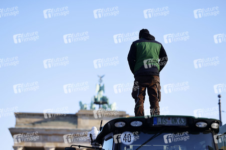 Bauerndemo gegen Agrarpolitik der Bundesregierung in Berlin