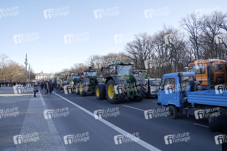 Bauerndemo gegen Agrarpolitik der Bundesregierung in Berlin