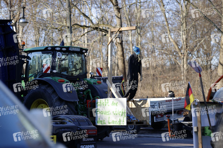 Bauerndemo gegen Agrarpolitik der Bundesregierung in Berlin