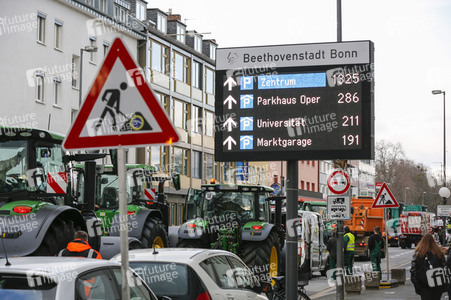 Bauerndemo gegen Agrarpolitik der Bundesregierung in Bonn