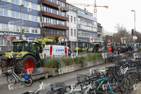 Bauerndemo gegen Agrarpolitik der Bundesregierung in Bonn
