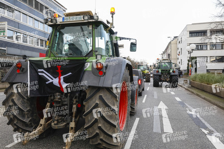 Bauerndemo gegen Agrarpolitik der Bundesregierung in Bonn