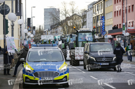 Bauerndemo gegen Agrarpolitik der Bundesregierung in Bonn