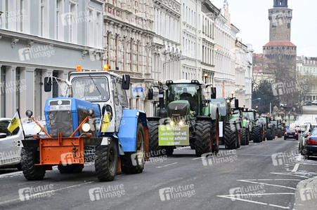Bauerndemo gegen Agrarpolitik der Bundesregierung in Görlitz