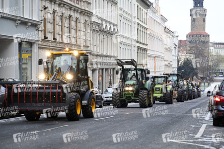 Bauerndemo gegen Agrarpolitik der Bundesregierung in Görlitz