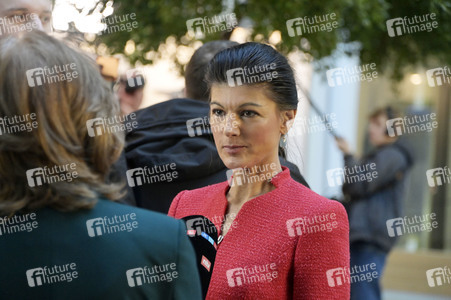 Bundespressekonferenz zur Gründung der Partei Bündnis Sahra Wagenknecht in Berlin