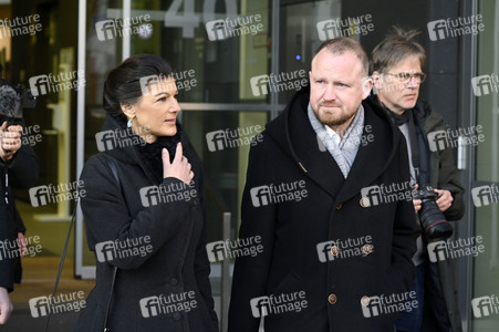 Bundespressekonferenz zur Gründung der Partei Bündnis Sahra Wagenknecht in Berlin
