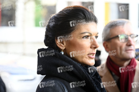 Bundespressekonferenz zur Gründung der Partei Bündnis Sahra Wagenknecht in Berlin