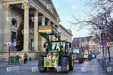 Bauerndemo gegen Agrarpolitik der Bundesregierung in Hannover