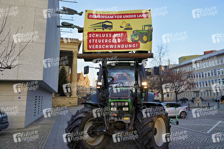 Bauerndemo gegen Agrarpolitik der Bundesregierung in Hannover
