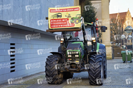 Bauerndemo gegen Agrarpolitik der Bundesregierung in Hannover